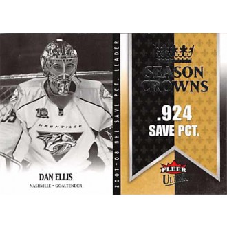 Insertní karty - Ellis Dan - 2008-09 Ultra Season Crowns No.SC5