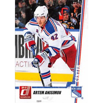 Řadové karty - Anisimov Artem - 2010-11 Donruss No.143