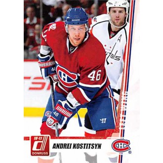 Řadové karty - Kostitsyn Andrei - 2010-11 Donruss No.152