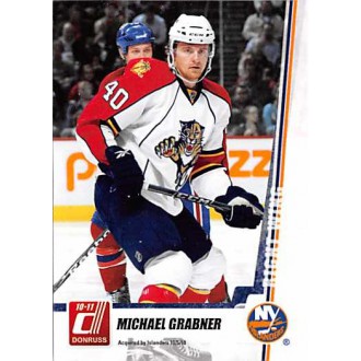 Řadové karty - Grabner Michael - 2010-11 Donruss No.189