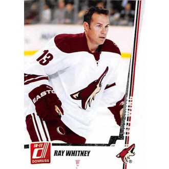 Řadové karty - Whitney Ray - 2010-11 Donruss No.191