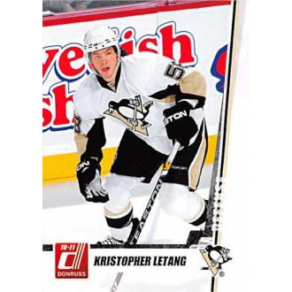 Řadové karty - Letang Kristopher  - 2010-11 Donruss No.197
