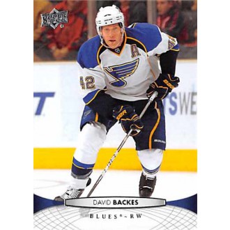 Řadové karty - Backes David - 2011-12 Upper Deck No.33