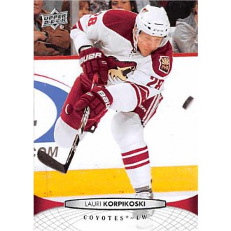 Řadové karty - Korpikoski Lauri - 2011-12 Upper Deck No.55