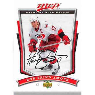 Řadové karty - Brind´Amour Rod - 2007-08 MVP No.136