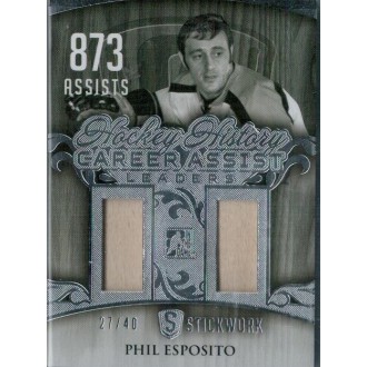 Exkluzivní karty - Esposito Phil - 2015-16 ITG Stickwork Hockey History Assist Leaders Silver NO.HHA-14