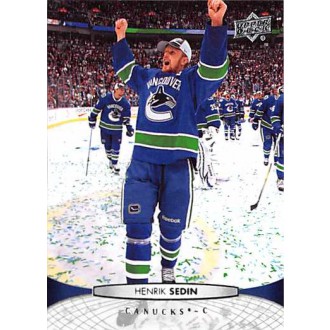 Řadové karty - Sedin Henrik - 2011-12 Upper Deck No.13