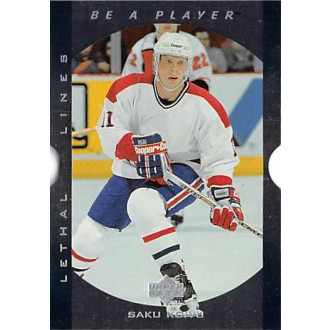 Insertní karty - Koivu Saku - 1995-96 Be A Player Lethal Lines No.LL5