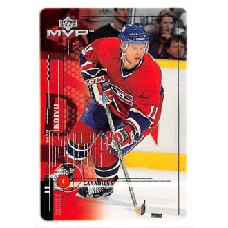 Řadové karty - Koivu Saku - 1998-99 MVP No.104