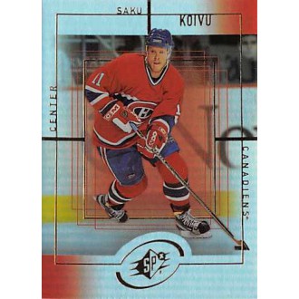 Řadové karty - Koivu Saku - 1999-00 SPx No.78