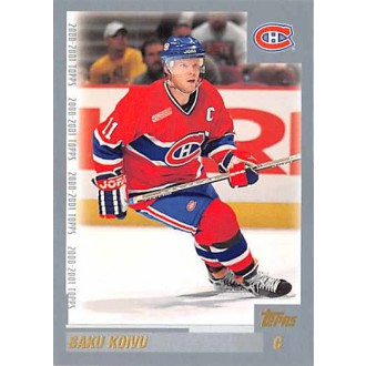 Řadové karty - Koivu Saku - 2000-01 Topps No.89