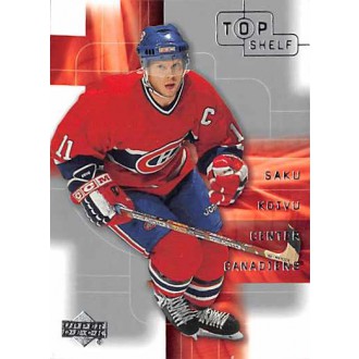 Řadové karty - Koivu Saku - 2001-02 Top Shelf No.23