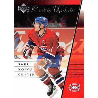 Řadové karty - Koivu Saku - 2002-03 Rookie Update No.52