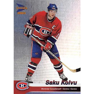 Řadové karty - Koivu Saku - 2002-03 McDonalds Pacific No.21