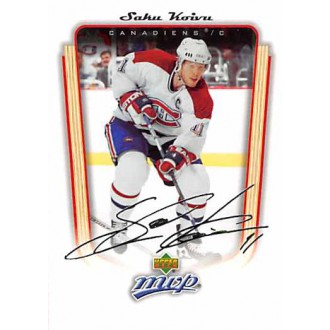 Řadové karty - Koivu Saku - 2005-06 MVP No.200