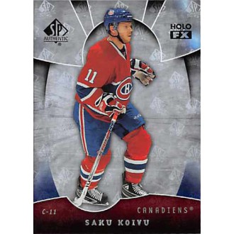 Insertní karty - Koivu Saku - 2008-09 SP Authentic Holoview FX No.FX65