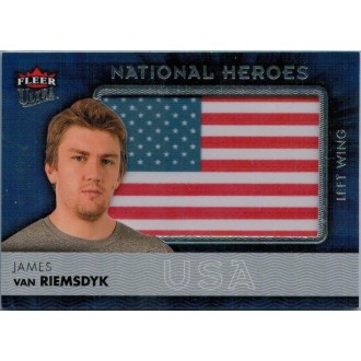 Jersey karty - van Riemsdyk James - 2014-15 Ultra National Heroes No.NH-JV