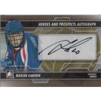 Podepsané karty - Gáborík Marián - 2013-14 ITG Heroes and Prospects Autographs No.A-MG