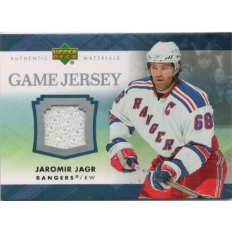 Jersey karty - Jágr Jaromír - 2007-08 Upper Deck Game Jerseys No.J-JJ
