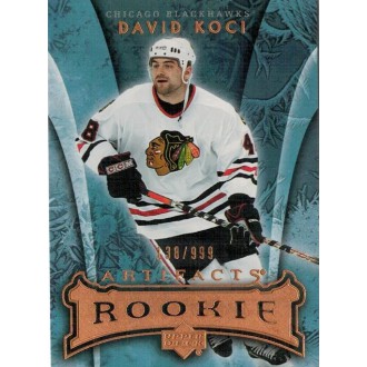 Řadové karty - Kočí David - 2007-08 Artifacts No.144