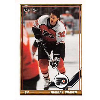 Řadové karty - Craven Murray - 1991-92 O-Pee-Chee No.254