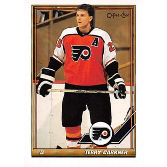 Řadové karty - Carkner Terry - 1991-92 O-Pee-Chee No.291