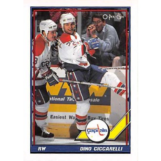 Řadové karty - Ciccarelli Dino - 1991-92 O-Pee-Chee No.429