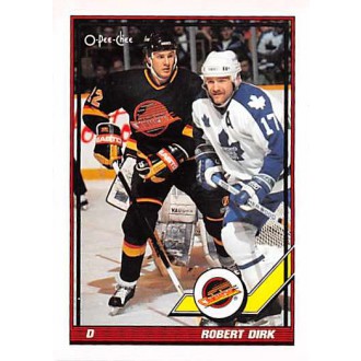 Řadové karty - Dirk Robert - 1991-92 O-Pee-Chee No.493