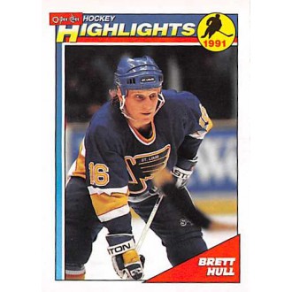Řadové karty - Hull Brett - 1991-92 O-Pee-Chee No.403