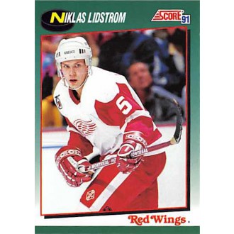 Řadové karty - Lidstrom Nicklas - 1991-92 Score Rookie and Traded No.71T