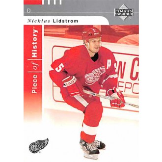 Řadové karty - Lidstrom Nicklas - 2002-03 Piece of History No.34