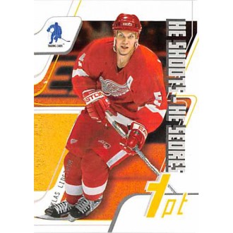 Insertní karty - Lidstrom Nicklas - 2003-04 BAP Memorabilia He Shoots He Scores Points No.5
