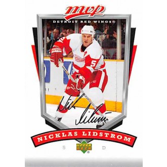 Řadové karty - Lidstrom Nicklas - 2006-07 MVP No.105