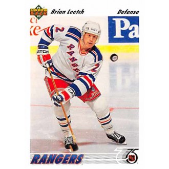 Řadové karty - Leetch Brian - 1991-92 Upper Deck No.153