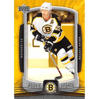 Řadové karty - Leetch Brian - 2005-06 Rookie Update No.8