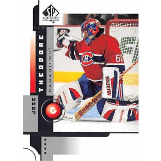 Řadové karty - Theodore Jose - 2001-02 SP Authentic No.43