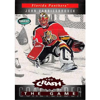 Insertní karty - Vanbiesbrouck John - 1994-95 Parkhurst Crash the Game Red No.C9
