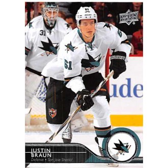 Řadové karty - Braun Justin - 2014-15 Upper Deck No.408
