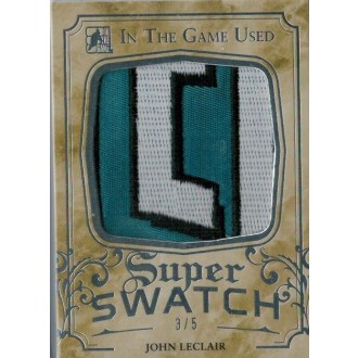 Patch karty - Leclair John - 2016-17 Leaf ITG Game Used Super Swatch Patch Silver No.SSP-23