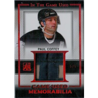 Jersey karty - Coffey Paul - 2016-17 Leaf ITG Game Used Game Used Jersey Red Spectrum No.GU-20