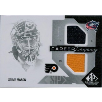 Jersey karty - Mason Steve - 2014-15 SP Game Used Career Legacy Jerseys - black, yellow No.CL-SM