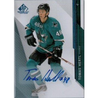 Podepsané karty - Hertl Tomáš - 2014-15 SP Game Used Autographs Blue  No.25