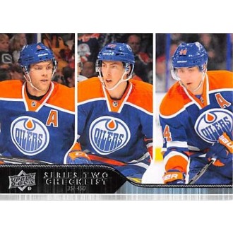 Řadové karty - Hall Taylor, Eberle Jordan, Nugent-Hopkins Ryan - 2014-15 Upper Deck No.450