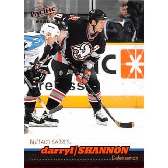 Paralelní karty - Shannon Darryl - 1999-00 Pacific Red No.46