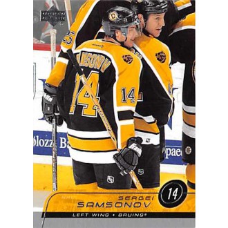 Řadové karty - Samsonov Sergei - 2002-03 Upper Deck No.257