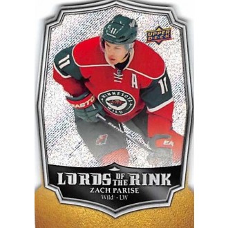 Insertní karty - Parise Zach - 2014-15 Overtime Lords of the Rink No.LR7