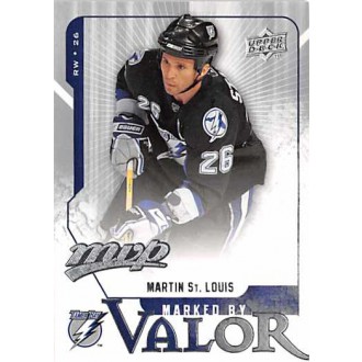 Insertní karty - St.Louis Martin - 2008-09 MVP Marked by Valor No.MV10
