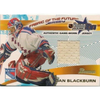 Jersey karty - Blackburn Dan - 2001-02 Bowman YoungStars Relics No.FFJ-DB