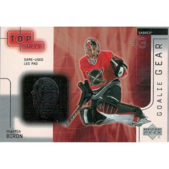 Brankáři - Biron Martin - 2001-02 Top Shelf Goalie Gear No.LP-MB
