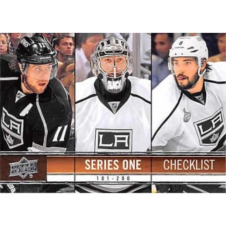 Řadové karty - Quick Jonathan, Kopitar Anze, Doughty Drew - 2012-13 Upper Deck No.200